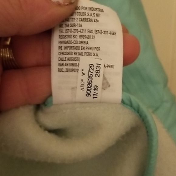 American eagle button up sherpa fleece. Large - Picture 7 of 7